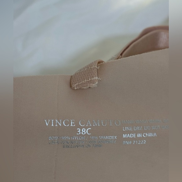Vince Camuto Tan Seamless Bra 38 C - Picture 4 of 5